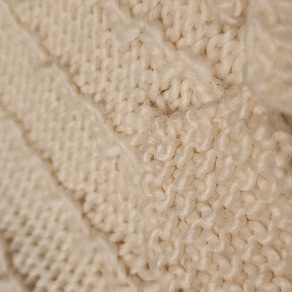 Saint Tropez White Cap Sleeve Knit Cardigan Sweater - Picture 13 of 13